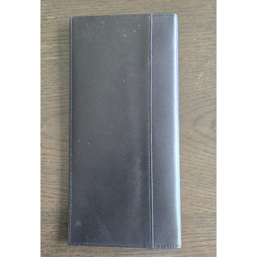 Mercedes-Benz Genuine Black Leather‎ Tall Breast Pocket Travel Wallet with Box
